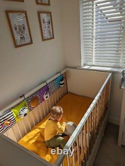 100% Linen kids bedding. Nursery linen duvet cover. Baby and Toddler bedding set
