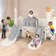10in1 Double Slides Toddler Playground Playset Kids Gifts With Telescope, Climber