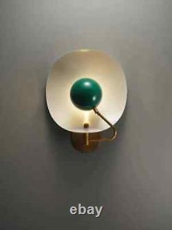 1950's Mid-Century Modern 1 wall sconce Italian Lamp light fixture Sputnik Light