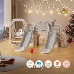 8 in 1 Kid Slide Toddler Slide for Toddlers Age 1-8 Indoor/Outdoor Baby Climber