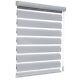 85% Blackout Dual Zebra Roller Blinds Shades Sheer Or Privacy 63 To 65w X 69h