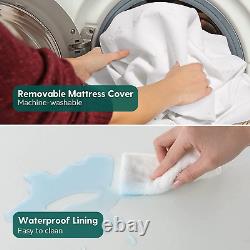 BABELIO Breathable Crib Mattress, Dual-Sided Memory Foam Toddler Mattress, Water