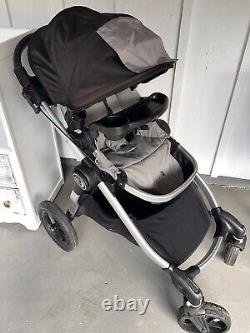 BABY JOGGER CITY SELECT All terrain SINGLE TO DOUBLE STROLLER, Black & GREY