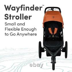 BOB Gear Wayfinder Jogging Stroller with Snack Tray, Independent Dual Suspension