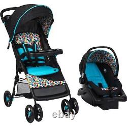 Baby Boy Combo Blue Travel System Set Stroller With Car Seat Playard Diaper Bag