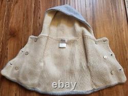 Baby Dior Vintage Sweater Jacket, Blue, 3 Months, 100% Wool, Double Breasted