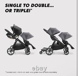 Baby Jogger City Select 2 Single-to-Double Modular Stroller Radiant Slate