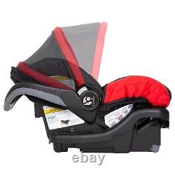 Baby Trend Double Stroller Frame With 2 Car Seats Diaper Bag Twins Travel Combo