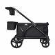 Baby Trend Expedition 2 In 1 Push Or Pull Stroller Wagon Plus With Canopy, Black