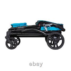 Baby Trend Expedition Push or Pull Stroller Wagon Plus with Canopy Blue (Open Box)