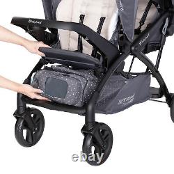 Baby Trend Sit N' Stand Double Stroller 2.0 DLX with 5 Point Harness, Magnolia