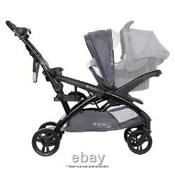 Baby Trend Sit N' Stand Double Stroller 2.0 DLX with5 Point Harness, Magnolia(Used)