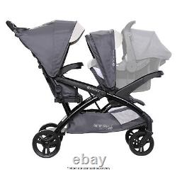 Baby Trend Sit N' Stand Double Stroller 2.0 DLX with5 Point Harness, Magnolia(Used)