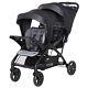 Baby Trend Sit N' Stand Double Stroller 2.0 Dlx With5 Point Safety Harness, Stormy