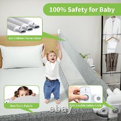Bed Rails for Toddlers, Upgrade Height Adjustable Baby Rail Guard Specially Desi