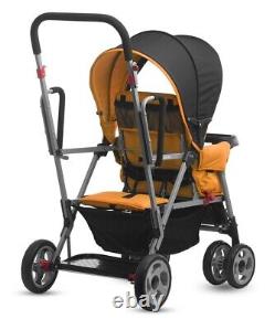 Brand New Joovy Caboose Graphite Sit and Stand Double Tandem Stroller Box Wear