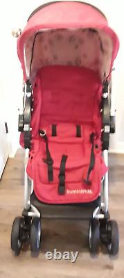 Bumbleride Stroller Compact Reversible handle Red Lightweight Bottle holder