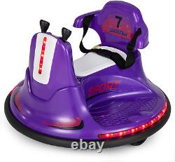 Bumper Car for Toddlers 1-3, Baby Ride on Bumper Car WithDual Joysticks, Flashing