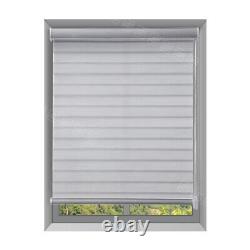 CUSTOM CUT Light Filtering Dual Horizontal Blind Zebra Shade Roller Blind