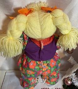 Cabbage Patch Kid Girl Doll HM20 1987 Toddler Redressed CPK Vintage VGC
