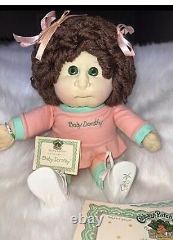 Cabbage Patch Soft Sculpture, Double Hand Signed, Baby Dorothy, Nursery Edition