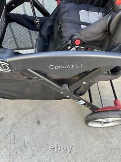 Contours Option Elite Double Stroller Great Used Condition