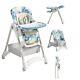 Convertible 3-in-1 High Chair For Babies And Toddlers Foldable Baby High Blue