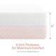 Crib Mattress, Dual Sided Comfort Memory Foam Toddler Bed Mattress, Triple Pink