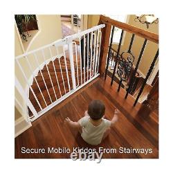 Cumbor 29.7-57 Extra Wide Baby Gate for Stairs, Mom's Choice Awards Winner-D