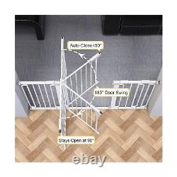 Cumbor 29.7-57 Extra Wide Baby Gate for Stairs, Mom's Choice Awards Winner-D