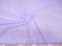 Discount Fabric Stretch Voile Lavender 108 inch Sheer VO306