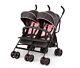 Dream On Me Volgo Twin Umbrella Stroller In Pink, Lightweight Double Stroller