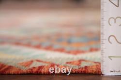 Dual-Sided Kilim Kelim Rugs Flatweave Wool Carpet 7x10 ft