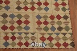 Dual-Sided Kilim Kelim Rugs Flatweave Wool Modern Carpet 8x10 ft