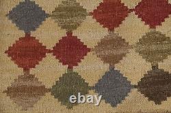 Dual-Sided Kilim Kelim Rugs Flatweave Wool Modern Carpet 8x10 ft