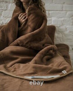 Extra Warm Wool Comforter, Duvet Insert / Woolmark Camel / Any Size on request