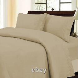 Full Size All Solid Colors 1000 Tc 100% Cotton Luxury Bedding Items