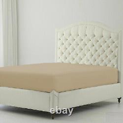 Full Size All Solid Colors 1000 Tc 100% Cotton Luxury Bedding Items