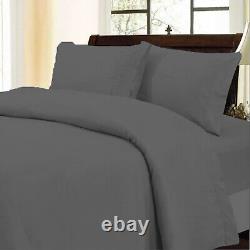 Full Size All Solid Colors 800 Tc 100% Cotton Comfy Bedding Items