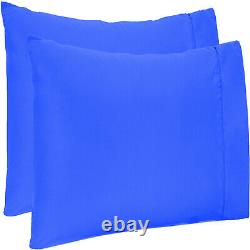 Glamorous Duvet Covers 1000-1200 TC Egyptian Cotton Choose Item Royal Blue Solid