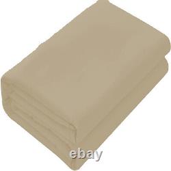 Glamorous Duvet Covers 1000 TC OR 1200 TC 100% Cotton Choose Item Taupe Solid