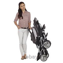 Graco Duoglider Lightweight Double Stroller with Tandem Seating, Glacier