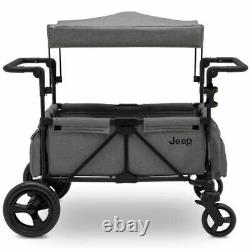 Jeep Wrangler Stroller Wagon with Included Car Seat Adapter by Delta Children Gr