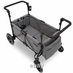 Jeep Wrangler Stroller Wagon with Included Car Seat Adapter by Delta Children Gr