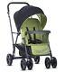Joovy Caboose Graphite Sit And Stand Double Tandem Stroller Grey