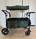 Kids Stroller Wagon Canopy With Cooler Bag And Parent Organizer Car Seat Adapter