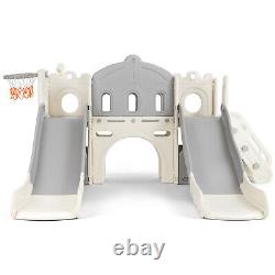 Large Double Kids Slide Toddler Backyard Playground Playset Gifts Indoor/Outdoor