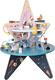 Manhattan Toy Double-decker Celestial Star Explorer Wooden Activity Center With