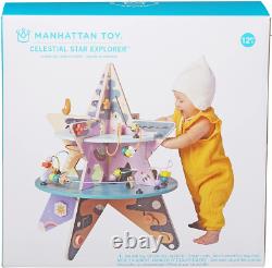 Manhattan Toy Double-Decker Celestial Star Explorer Wooden Activity Center with