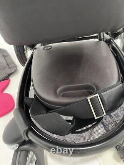 Mima kobi double stroller with bassinet and toddler seat